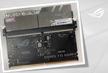 ASUS develops DDR4 to DDR5 adapter card