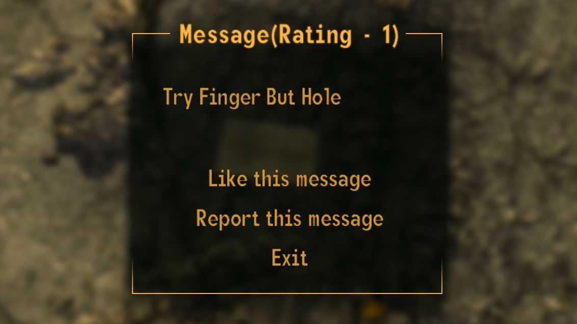 Elden Ring Messaging System Modified for Fallout: New Vegas