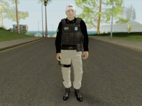 How can I be a police officer in GTA San Andreas?