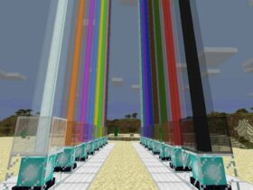 How do you change the color of a beacon in Minecraft?