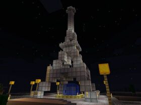 How do you make a small tower in Minecraft?