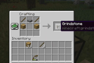 How do you repair a pickaxe with Grindstone?