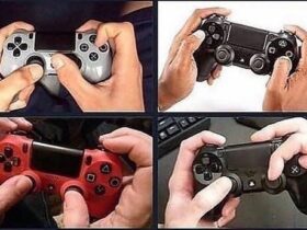How do you hold the controller?