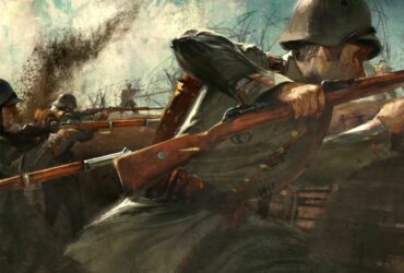 The Great War concept art of soldiers in the trenches